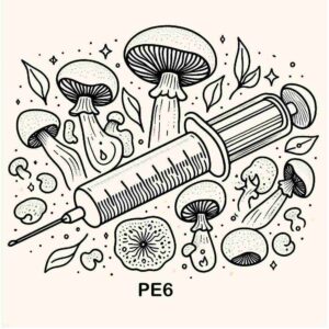 PE6 spore syringe