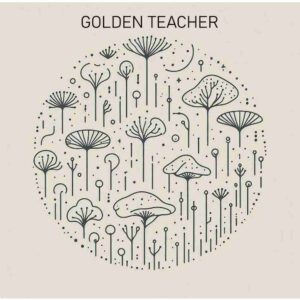 golden teacher spore print