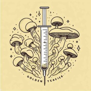 golden teacher spore syringe